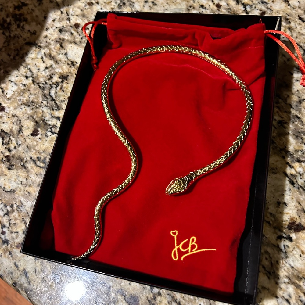Jean-Charles Boisset Gold Snake Necklace - Picture 2 of 4
